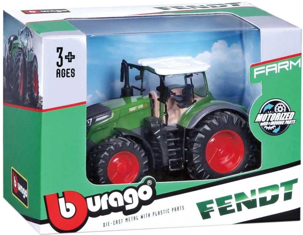 BBURAGO Traktor farmářský 13cm model kovový 2 druhy v krabici