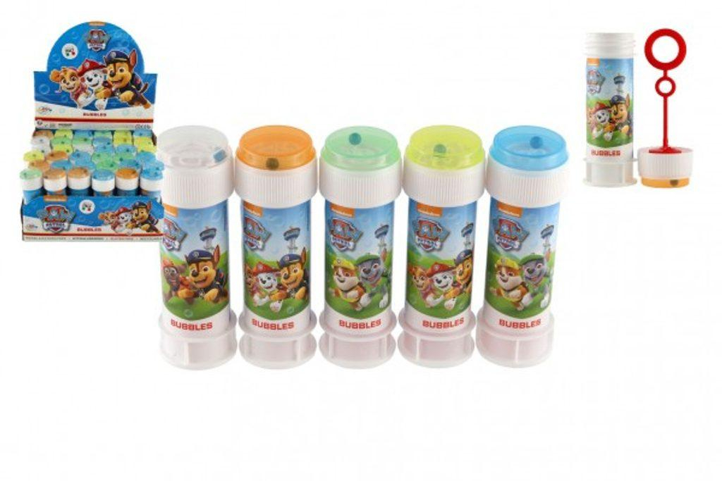 Bublifuk 60ml Tlapková patrola/Paw patrol 11,5cm mix barev 36ks v boxu