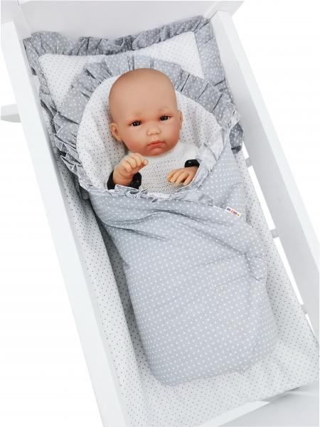 ds74415666_baby_nellys_luxusni_sada_pro_panenku_zavinovovacka_perinka_a_polstarek_seda_s_punticky_1