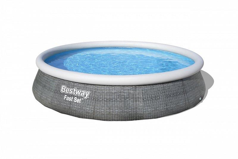 Nadzemní bazén kruhový Fast Set, kartušová filtrace, průměr 3,96m, výška 84cm