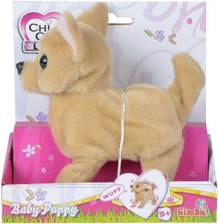 SIMBA CHI CHI LOVE Pejsek čivava štěňátko chodí štěká na baterie na kabel Zvuk