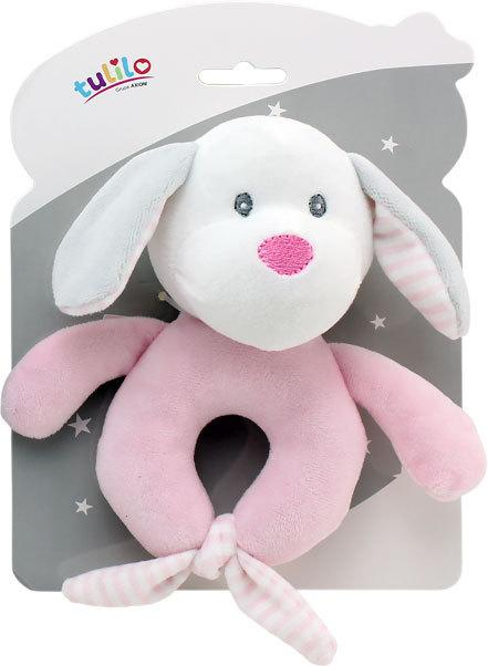 PLYŠ Chrastítko baby zvířátko 16cm 3 druhy pro miminko *PLYŠOVÉ HRAČKY*