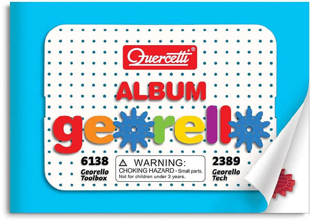 QUERCETTI Georello Gear Tech stavebnice převodová 266 dílků v krabici plast