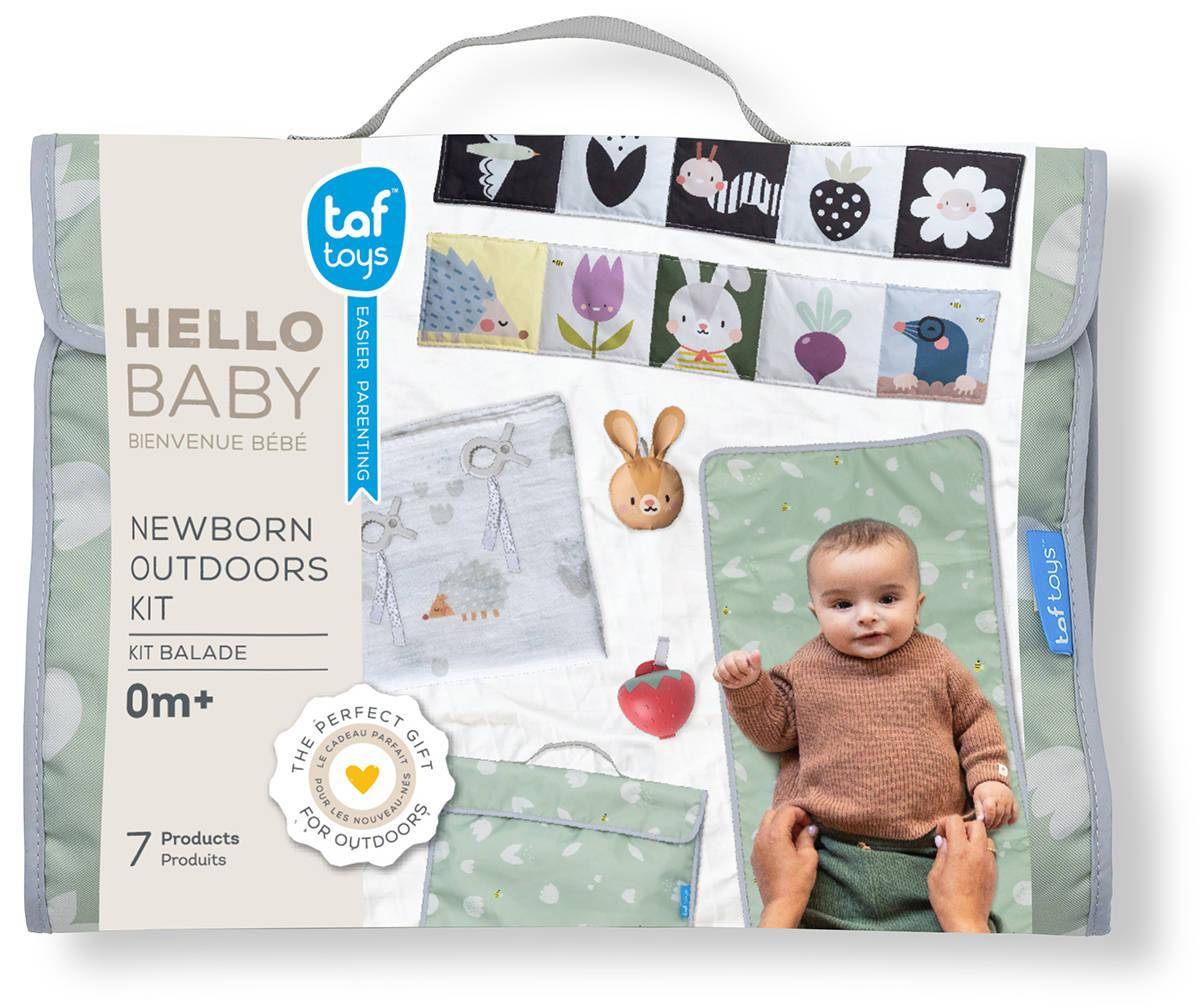 TAF TOYS Baby přebalovací podložka s plenou a doplňky pro miminko