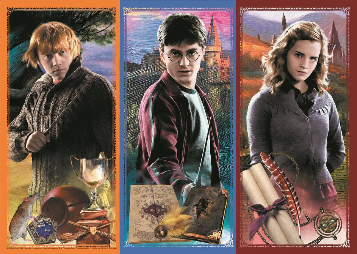 TREFL PUZZLE Harry Potter Ve světě magie a kouzel 48x34cm 200 dílků skládačka
