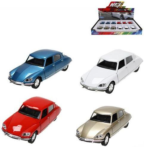 WELLY Auto model 1:34 Citroen DS 1973 12cm kov PB 4 barvy
