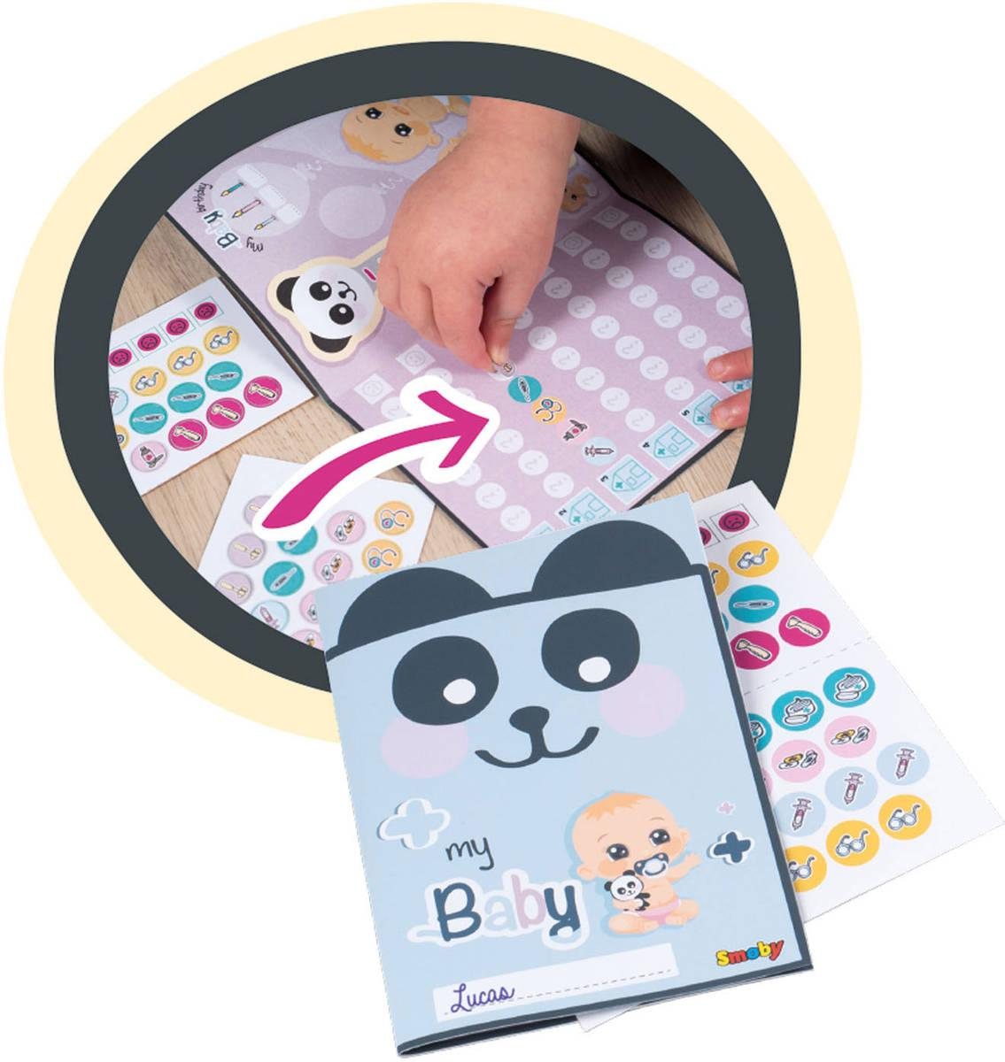 SMOBY Baby Care Centrum pediatrický dětský set s panenkou na baterie Světlo Zvuk