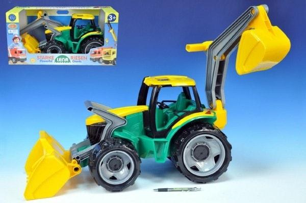 ds76072189_traktor_se_lzici_a_bagrem_plast_zeleno_zluty_65cm_v_krabici_od_3_let_1