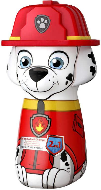 Gel sprchový šampon na vlasy 400ml Marshal Tlapková Patrola (Paw Patrol) 2v1