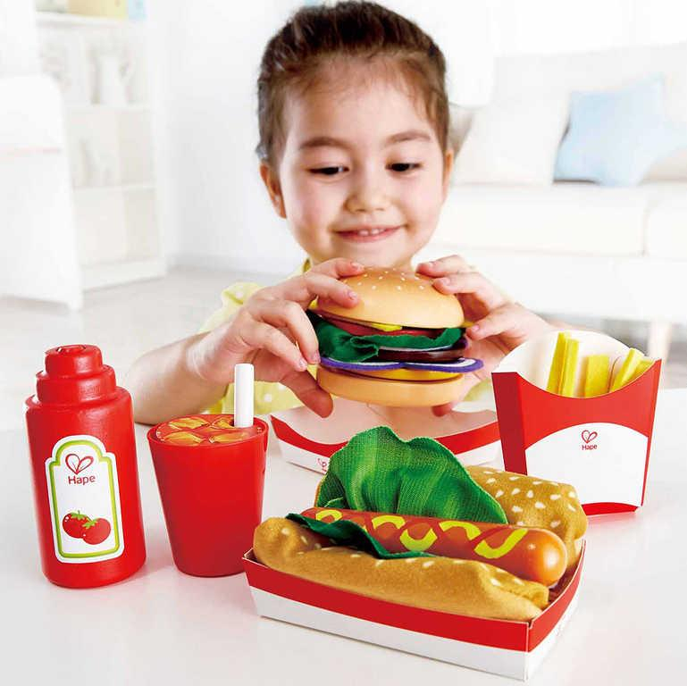 ds78412250_hape_drevo_fast_food_set_makety_potravin_27_dilku_rychle_obcerstveni_1