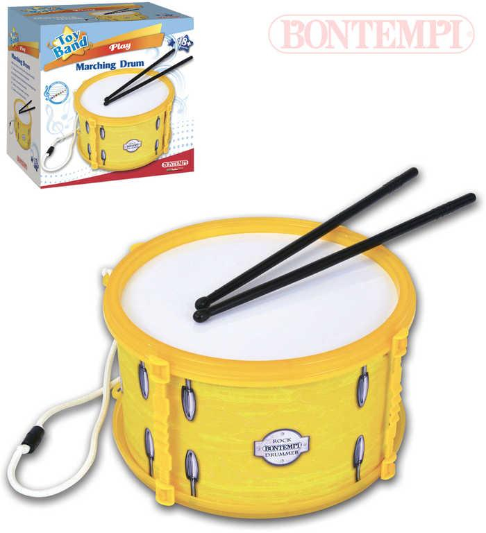 BONTEMPI Baby bubínek s popruhem set se 2 paličkami *HUDEBNÍ NÁSTROJE*