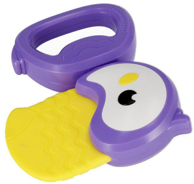 BAM BAM Baby Tukan 11cm chrastítko ptáček pro miminko plast na kartě