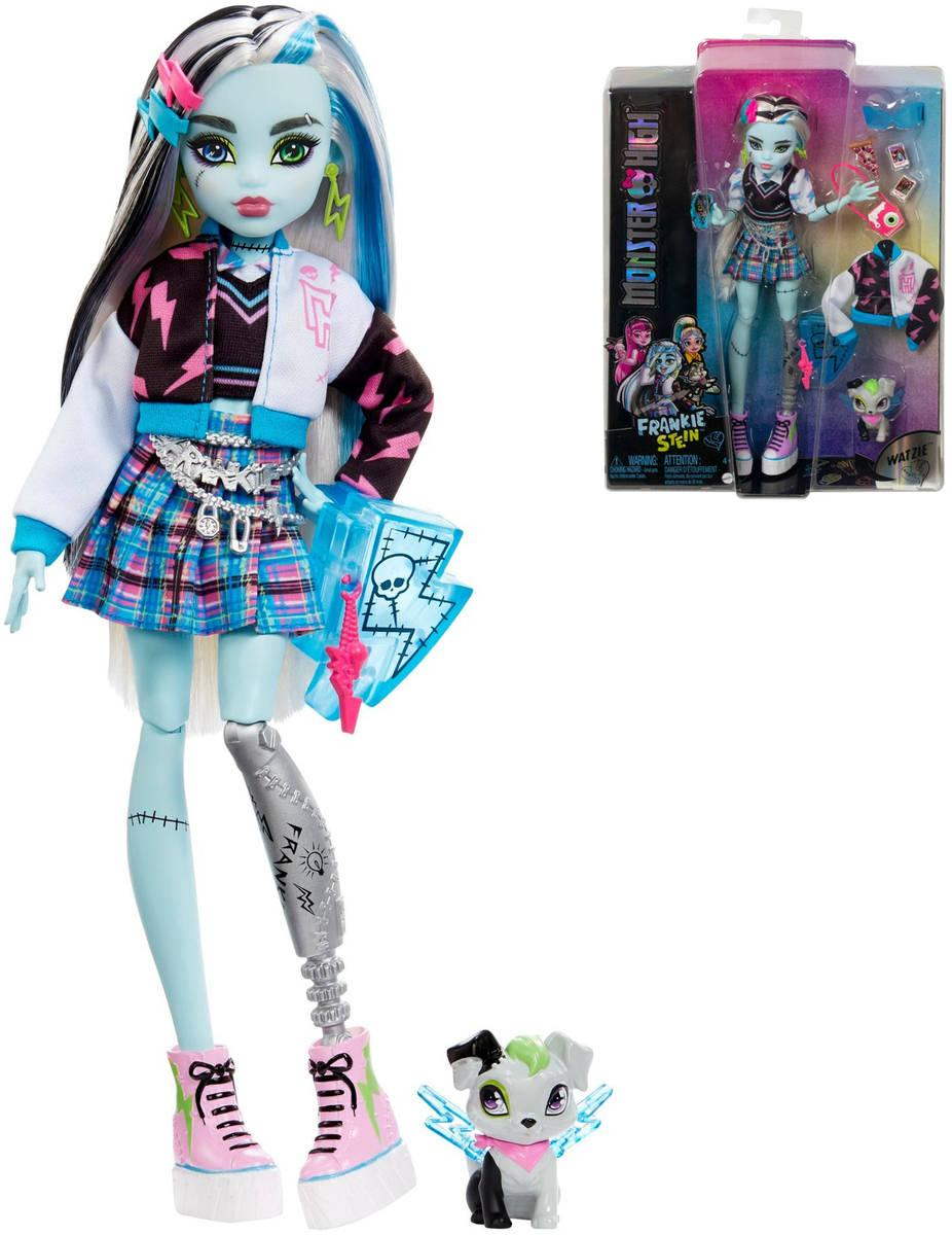 MATTEL MONSTER HIGH Panenka monsterka Frankie Stein set s fashion doplňky