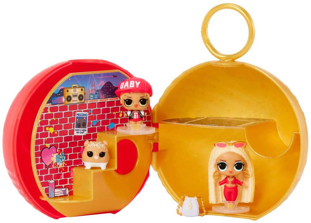 L.O.L. Surprise! OMG Mini rodinka 2 panenky + zvířátko 8 překvapení v kouli