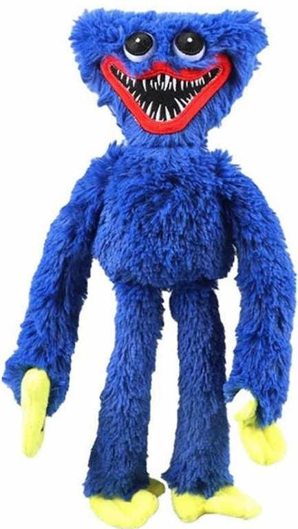 PLYŠ Příšerka Huggy Wuggy 22cm modrá na suchý zip *PLYŠOVÉ HRAČKY*