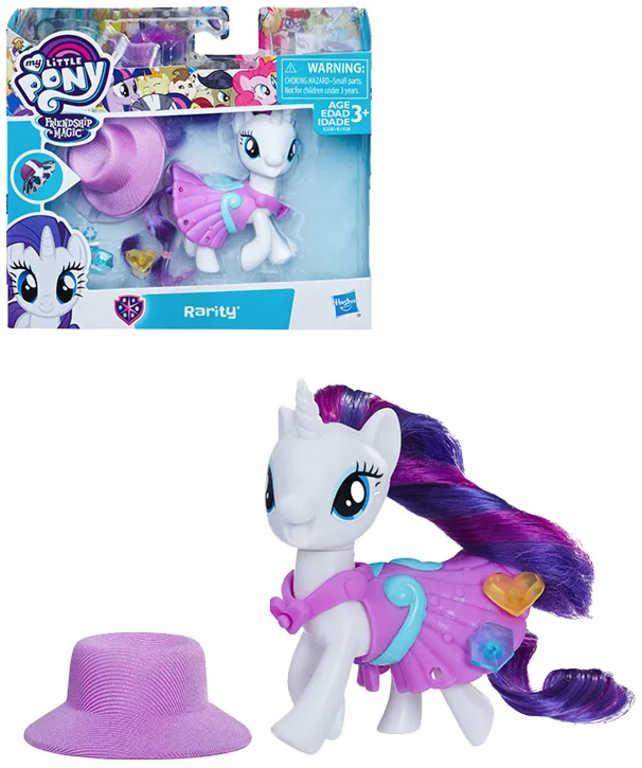 HASBRO My Little Pony kouzelná škola přátelství set koník Rarity s kloboukem