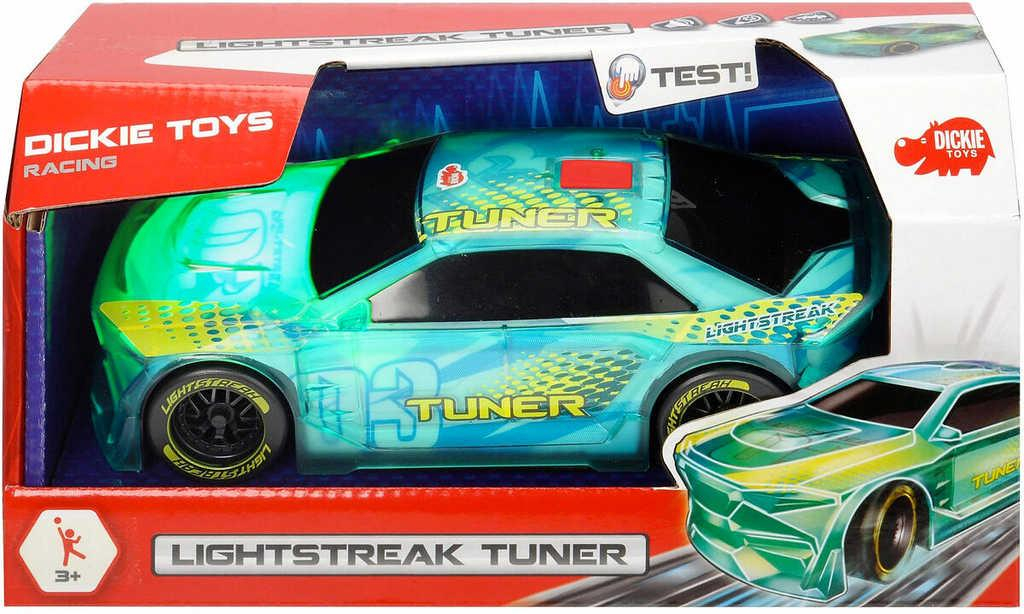 DICKIE Auto Tuner Lightstreak 20cm na baterie na setrvačník Světlo Zvuk