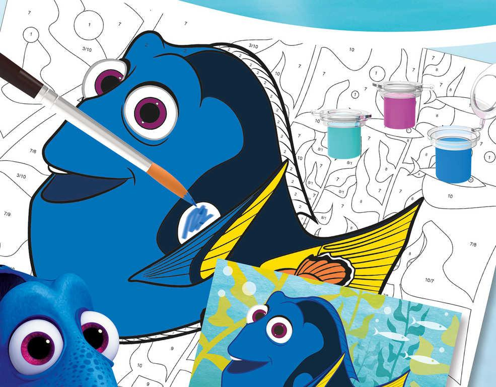 JIRI MODELS Malování podle čísel A3 Hledá se Dory set s barvičkami