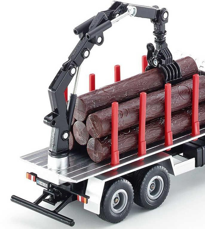 SIKU Auto kamion lesnický Merceded-Benz Holz s nákladem dřeva 1:50 model kov 2714