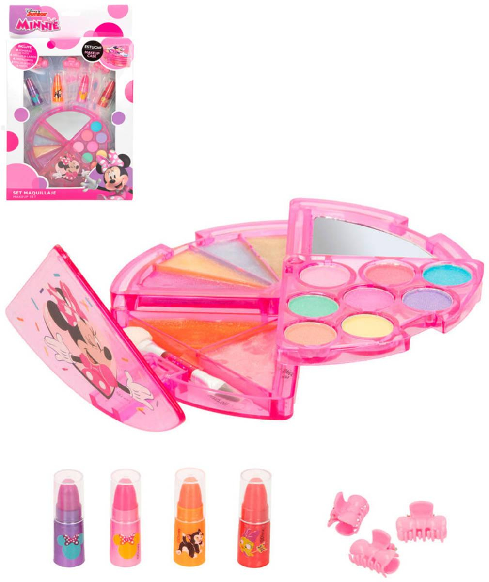 Sada krásy make-up Disney Minnie Mouse 22ks dětské šminky v rozkládací krabici