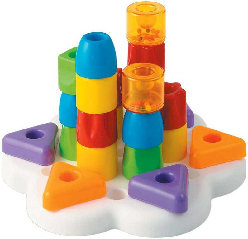 QUERCETTI Daisy Box Chiodoni baby STAVEBNICE mozaiková 3D 28 dílků plast