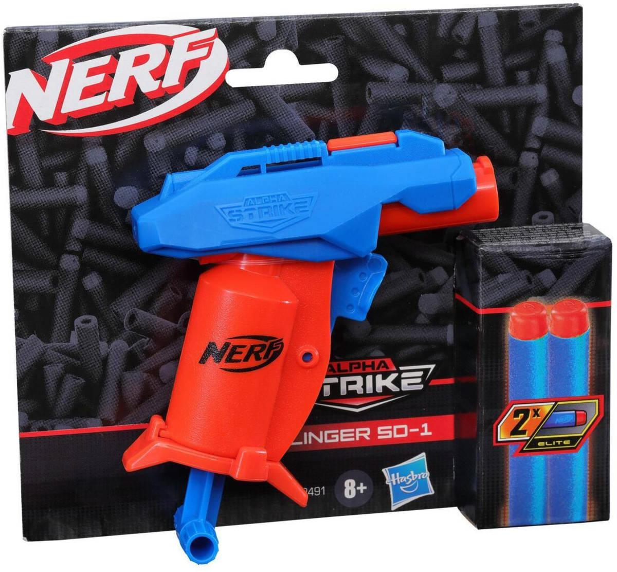 HASBRO NERF Alpha Strike Slinger SD-1 set dětský blaster + 2 šipky Elite