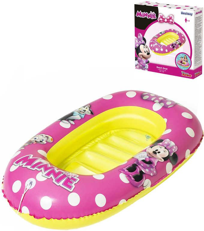 BESTWAY Člun nafukovací s průzorem 112 x 71cm Disney Minnie do vody 91083