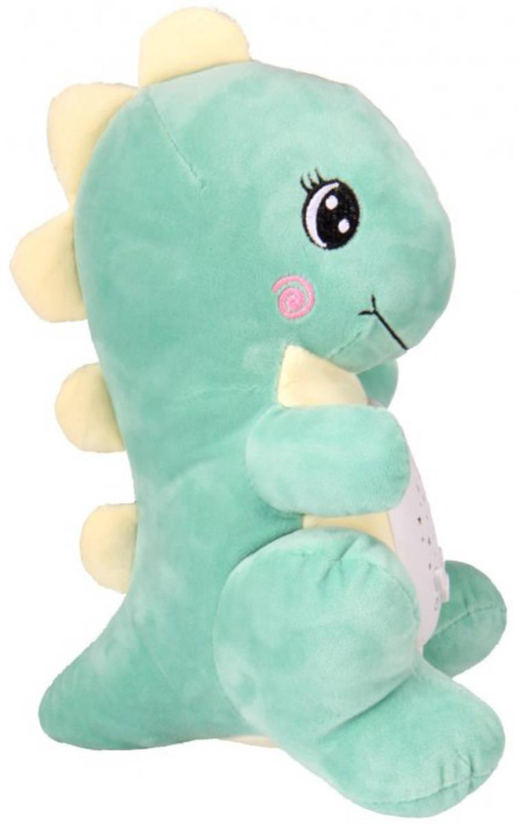 PLYŠ Dinosaurus projektor noční obloha na baterie pro miminko Světlo Zvuk