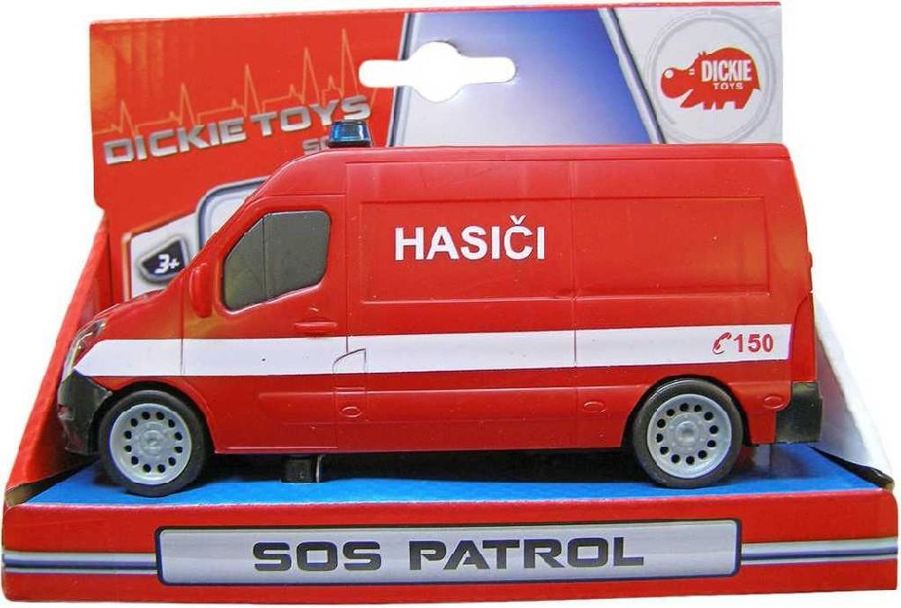 DICKIE SOS Patrol auto CZ záchranné složky 14cm na volný chod 3 druhy plast