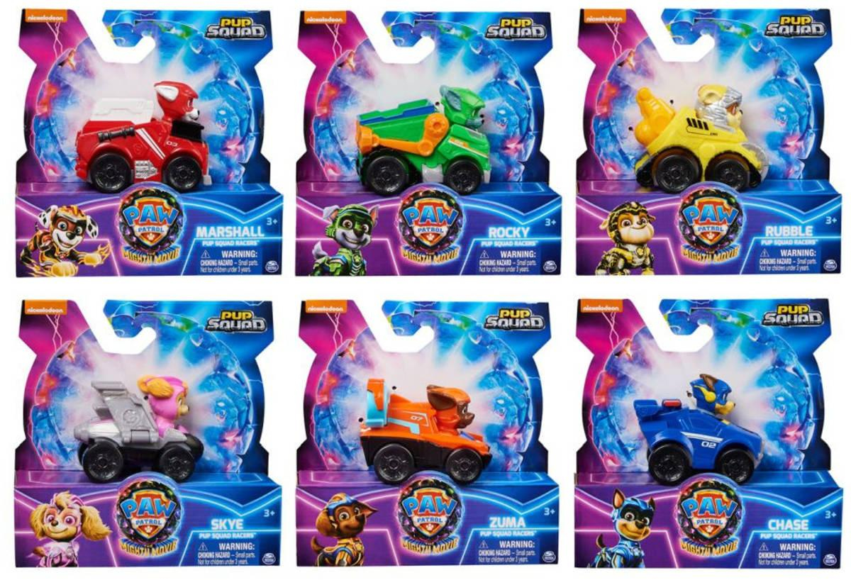 SPIN MASTER Tlapková Patrola ve velkofilmu set mini autíčko s figurkou 6 druhů