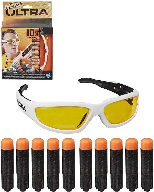 HASBRO NERF Ultra Vision Gear náhradní náboje set 10ks + ochranné brýle