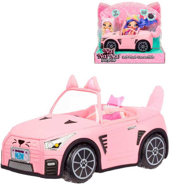 Na! Na! Na! Surprise Stylový kabriolet autíčko soft textilní pro fashion panenku