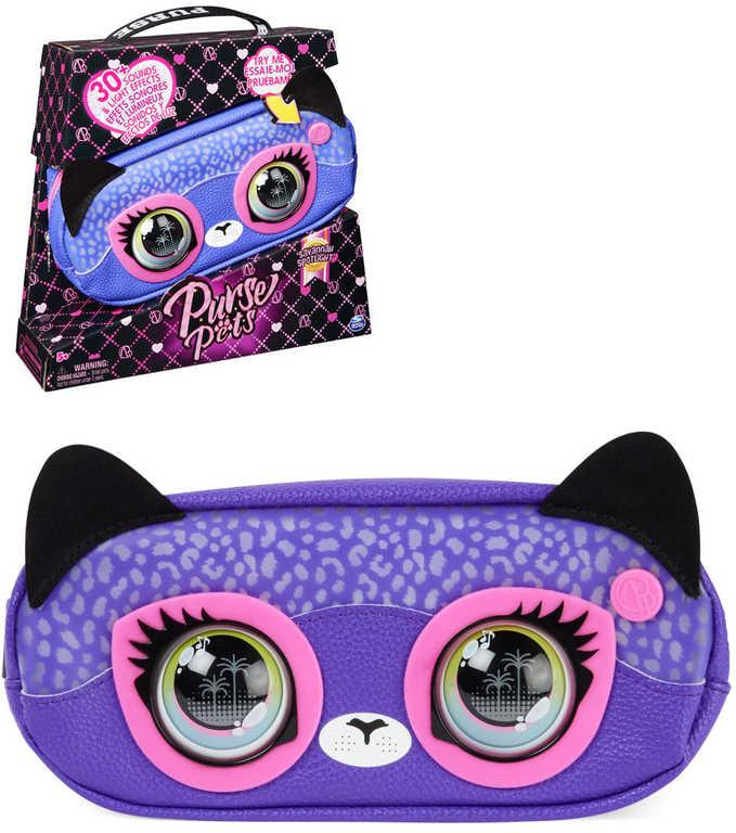 SPIN MASTER Purse Pets interaktivní ledvinka Gepard na baterie Světlo Zvuk