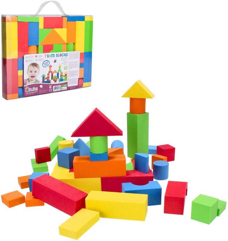 BAM BAM Baby kostky soft pěnové set 46ks stavebnice v tašce