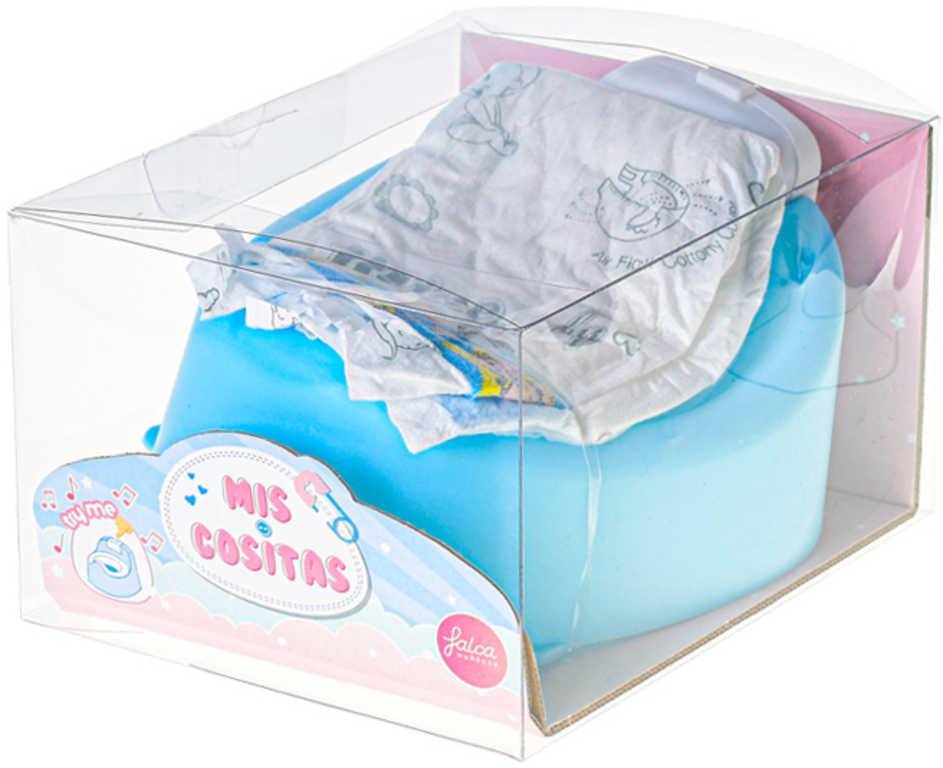 Nočník s plenou herní set pro panenku miminko na baterie Zvuk plast