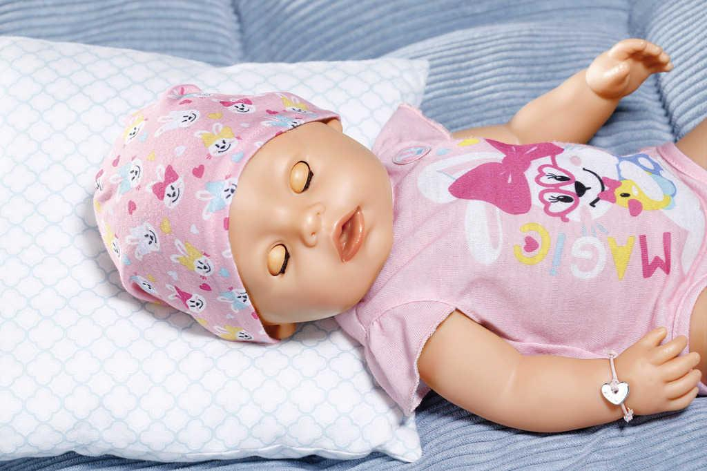 ZAPF CREATION Baby Born panenka miminko holčička kouzelný dudlík s funkcemi