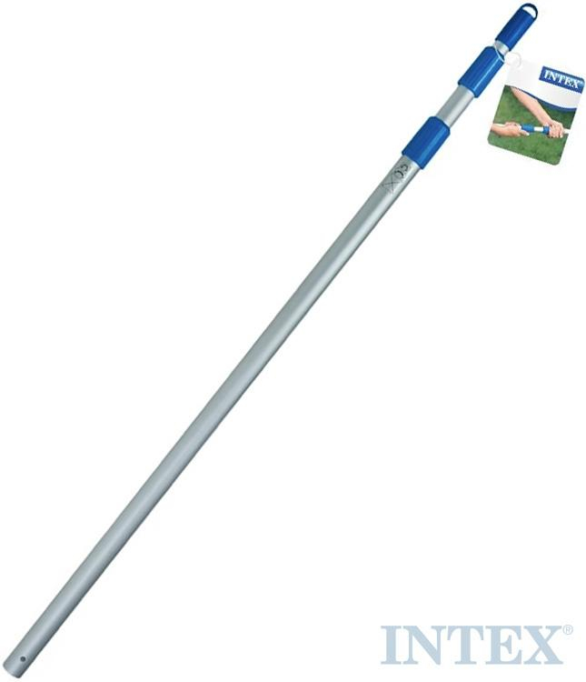 INTEX Tyč teleskopická 239cm doplněk k nástavcům na čištění bazénu kov 29054