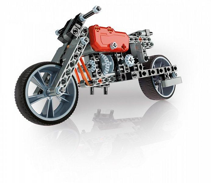 Mechanická laboratoř - Motorka a formule, 130 dílků