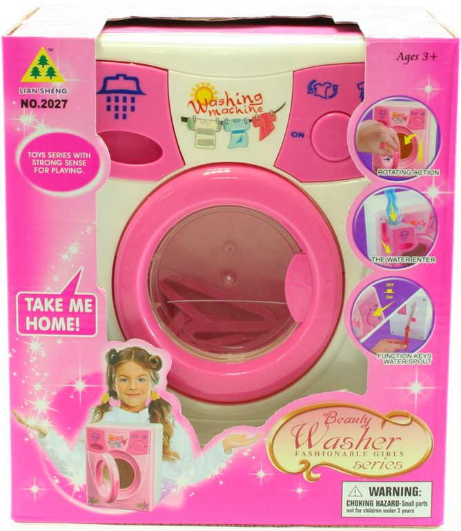 Pračka dětská na vodu set se 2 ramínky na baterie