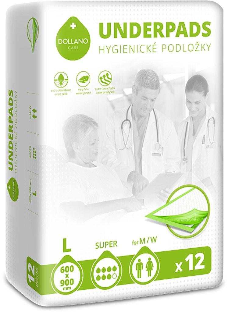Jednorázové přebalovací podložky Dollano Clinic Underpads vel.L 100 ks