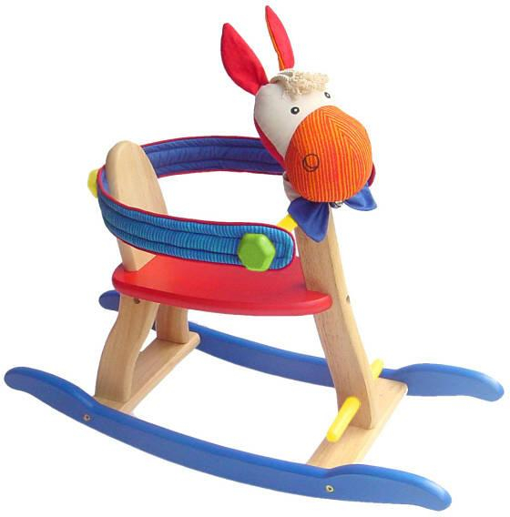 BINO DŘEVO Baby Puzzle Máša a Medvěd myška 15x15cm na desce 4 dílky