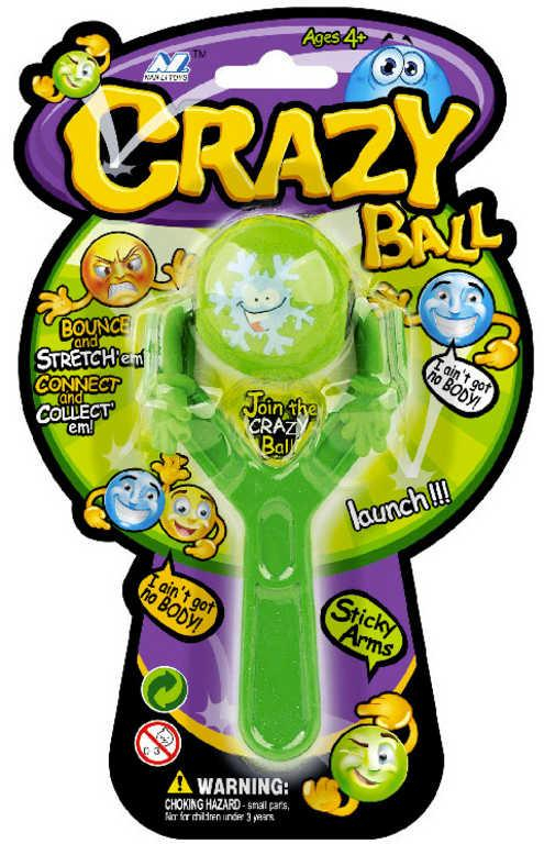 EP Line Hra Crazy Ball prak s míčkem s rukama různé barvy na kartě