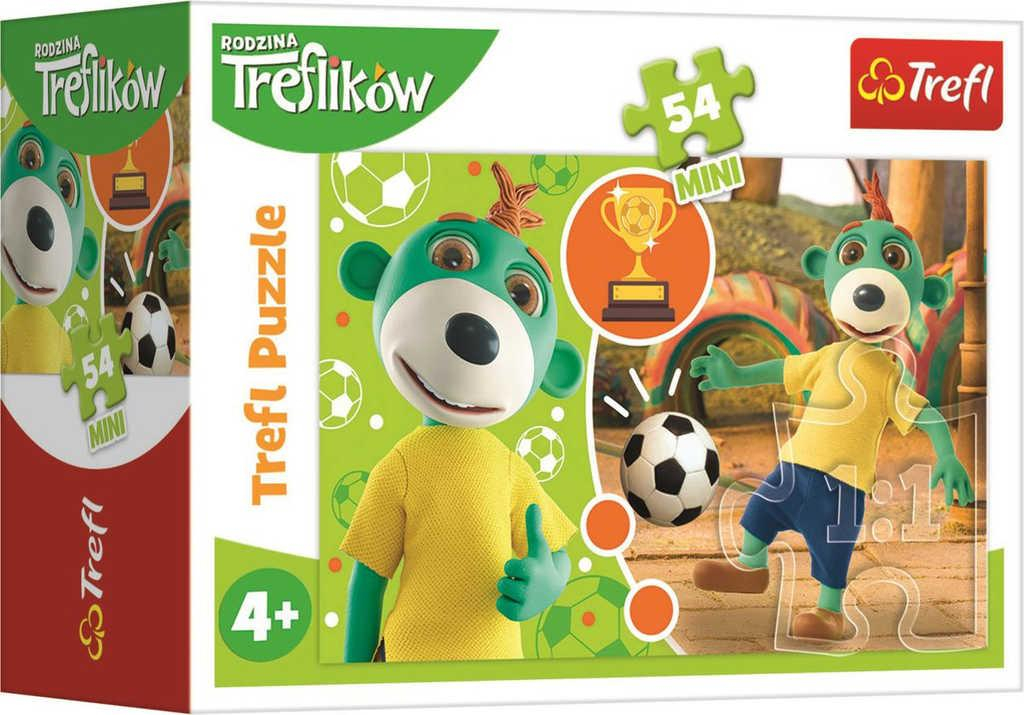 TREFL PUZZLE Treflíci Veselý svět Treflíků mini 20x13cm 54 dílků 4 druhy