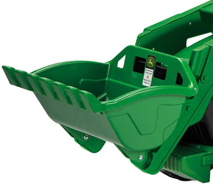 PEG PÉREGO Traktor John Deer Ground Loader 12V 2 motory ELEKTRICKÁ VOZÍTKA