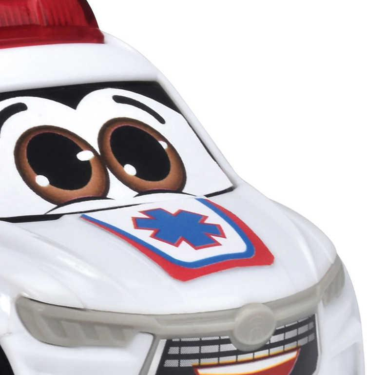 DICKIE ABC Baby autíčko Rescue Car záchranářské 9cm s očima 3 druhy plast