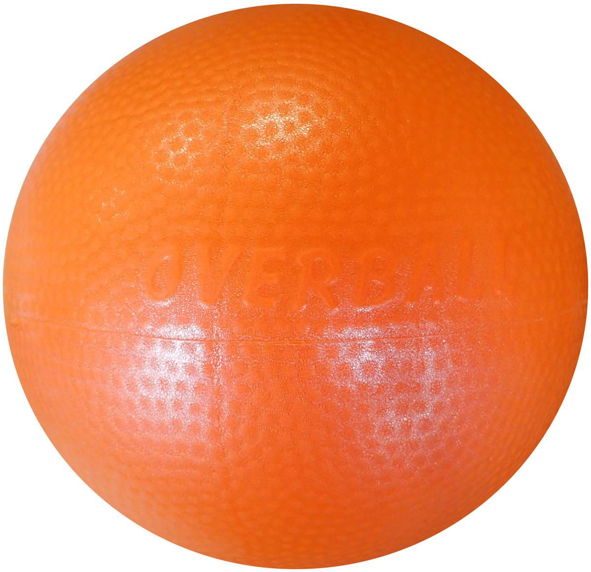 ACRA Míč overball 230mm oranžový fitness gymball rehabilitační do 150kg