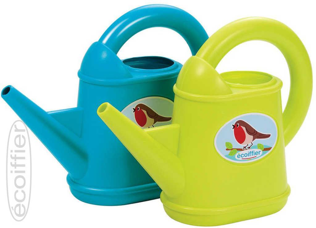 ECOIFFIER Baby konvička dětská malá 26cm s ptáčkem 2 barvy plast