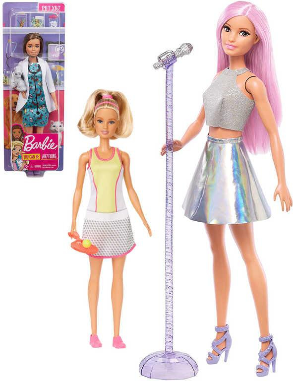 MATTEL BRB BARBIE První povolání set panenka s doplňkem různé druhy