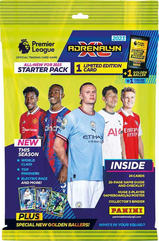 PANINI PREMIER LEAGUE 22/23 Sběratelské karty Adrenalyn XL 4x booster + album