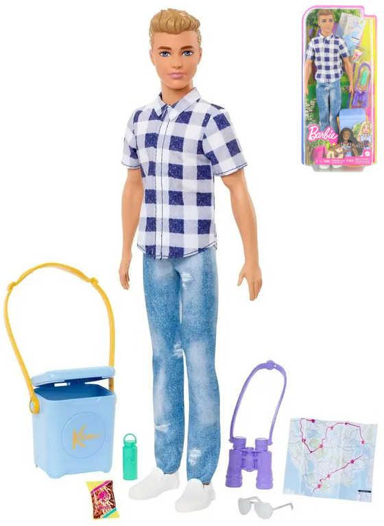 MATTEL BRB Barbie Dreamhouse panák Ken kempující herní set s doplňky